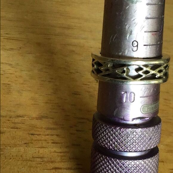 Ring, Sterling Silver Ring, Band, Unisex, Womens, Mens, Handmade, size 9.75 - Picture 11 of 11